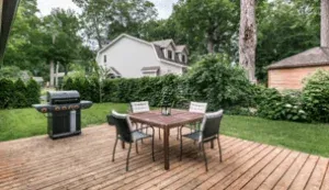 المنزل والحديقة 