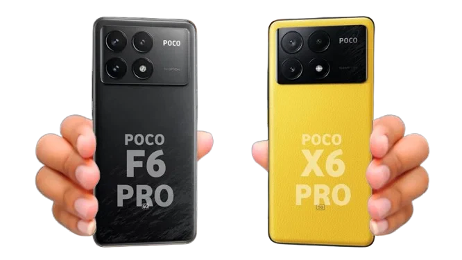 Poco X6 Pro و Poco F6