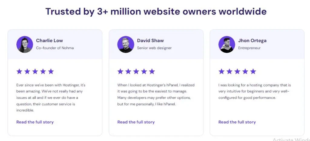 آراء العملاء وتجاربهم