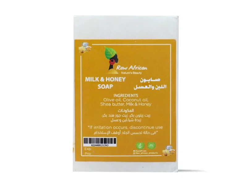 صابونة العسل واللبن من Raw African