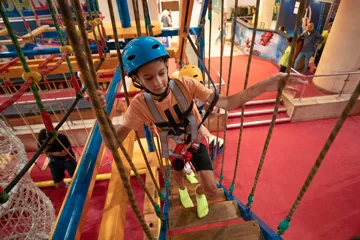 ألعاب التسلق والحبال والترامبولين بخصم حتى 46% في نينجا ماكس