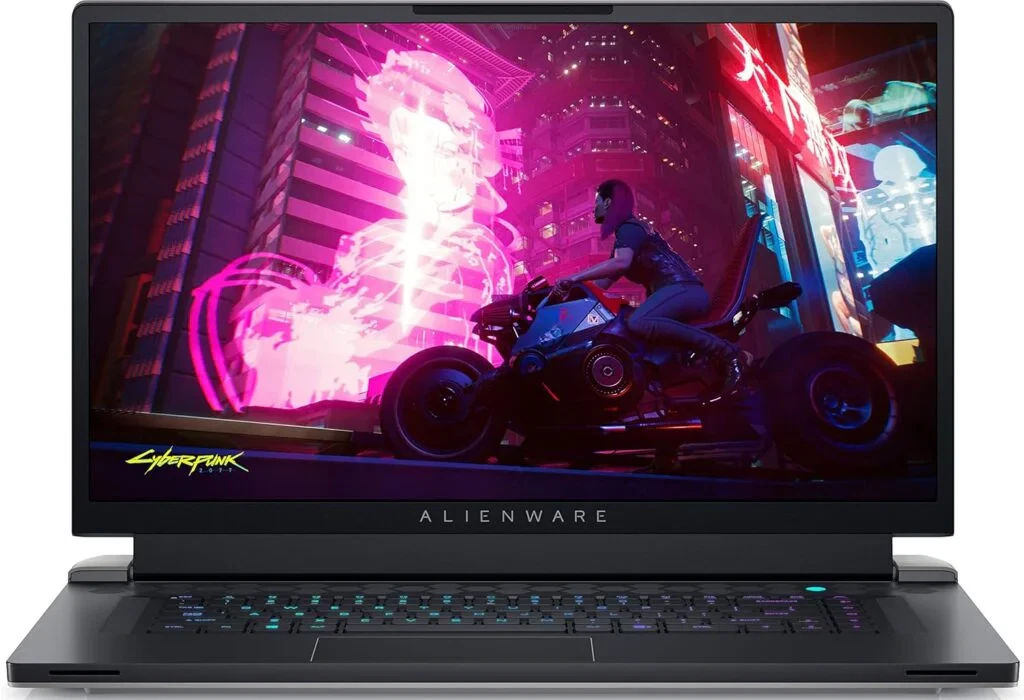 لابتوب العاب ديل الين وير x17 R1 (انتل i7-11800H ثماني النواة، 64GB RAM 1TB PCIe SSD RTX 3070 17.3 انش 360Hz FHD (1920x1080) واي فاي بلوتوث كيبورد باضاءة خلفية كاميرا ويب HDMI USB 3.2، ويندوز 10 برو)
