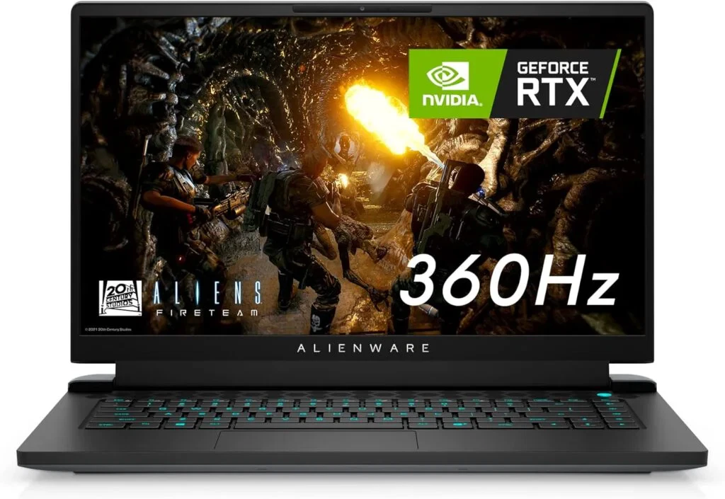 الينوير لابتوب العاب M15 R6 بشاشة 15.6 انش FHD (1920×1080) 1 مللي ثانية 360 هرتز، انتل كور i7-11800H، ذاكرة RAM DDR4 32GB، SSD 1TB، انفيديا RTX 3070 8GB، ويندوز 11 هوم، اسود
