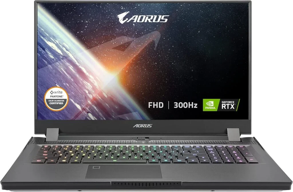 لاب توب العاب جيجابايت بشاشة اي بي اس فل اتش دي 17.3 انش مضادة للتوهج 300 هرتز، انتل كور i7، نفيديا جيفورس RTX 3070، 8 جيجا GDDR6، ذاكرة 16 جيجا، قرص SSD 512، ويندوز 10 هوم، (اوروس 17G XD-73US325SH)
