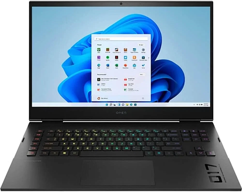 HP لابتوب اومين، معالج انتل كور i7-12700H، بطاقة رسومات انفيديا جيفورس RTX 3070 Ti L، ذاكرة RAM 16GB، نظام تشغيل ويندوز 11هوم (17-ck1020nr، اسود شادو)
