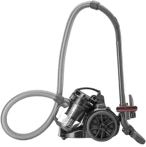 مكنسة كهربائية بلاك + ديكر متعددة الإعصار بدون كيس 1480 وات > 18 كيلو باسكال سعة كبيرة 1.8 لتر ترشيح 6 مراحل فلتر منخفض الصيانة قابل للغسل سلك طاقة بطول 5 متر أسود VM1480 B5