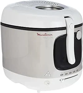 مولينكس ميغا سعة 2 كغ قلاية عميقة Am480027 قلاية عميقة للعائلة بكاملها. القلاية العميقة الأكبر بين قلايات مولينكس
