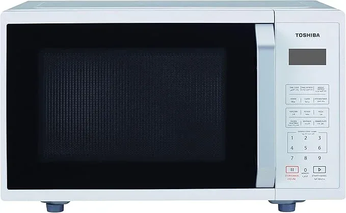 توشيبا فرن ميكروويف 23 لتر بشاشة رقمية | رقم الموديل MM-EM23P (WH) مع ضمان لمدة عامين
