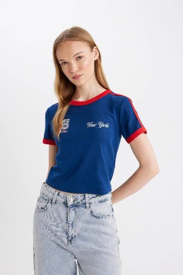 تيشيرت نص كم سليم فيت